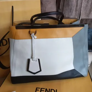 Borsa Fendi Multicolor e Bianca