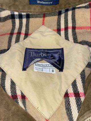 Chaqueta Burberry Vintage Beige Marrón