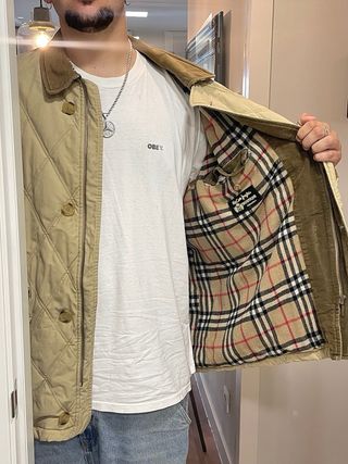 Chaqueta Burberry Vintage Beige Marrón