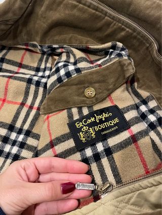 Chaqueta Burberry Vintage Beige Marrón