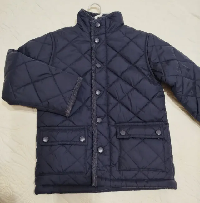 Chaqueta acolchada forro polar niño T 4-5