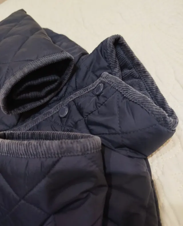 Chaqueta acolchada forro polar niño T 4-5