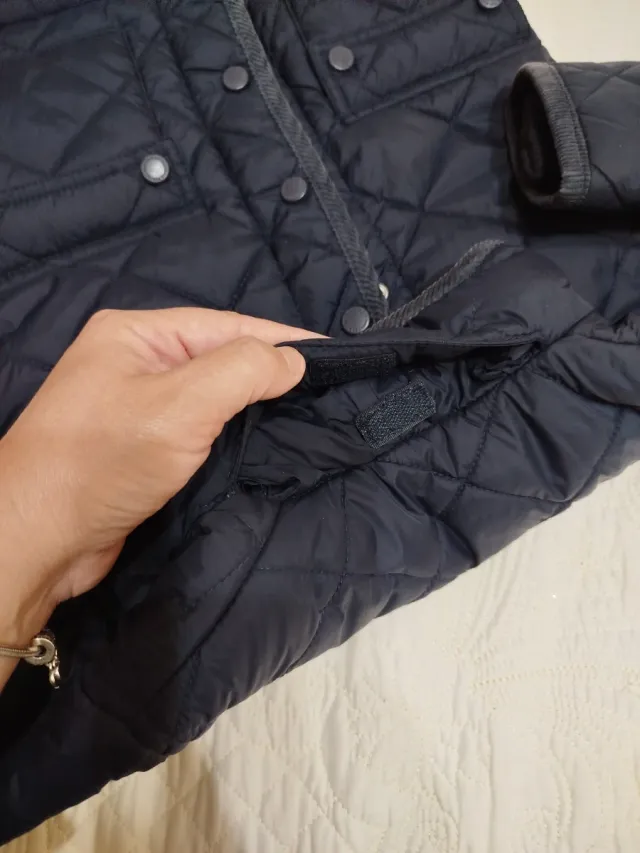 Chaqueta acolchada forro polar niño T 4-5