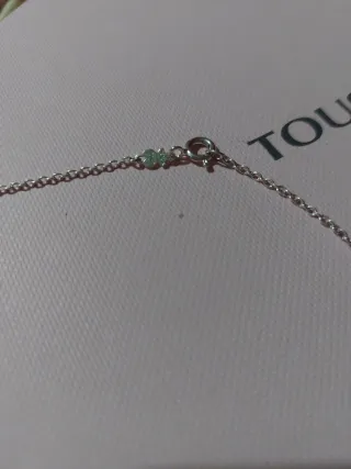 Collar Tous Oso Bold Bear plata y calcedonia