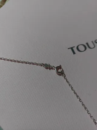 Collar Tous Oso Bold Bear plata y calcedonia