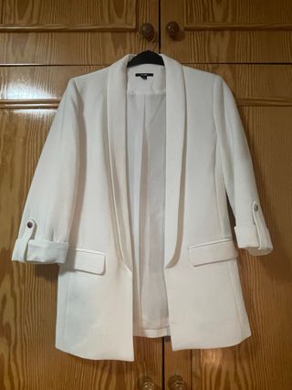 Blazer Kiabi Blanco Talla 34