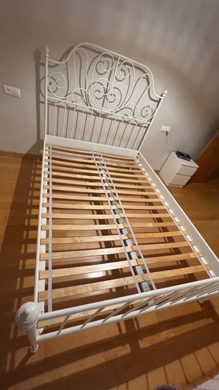 Cama Leirvik Ikea Blanca