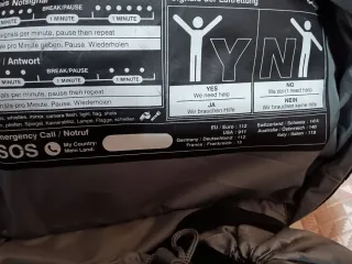 Mochila senderismo negra