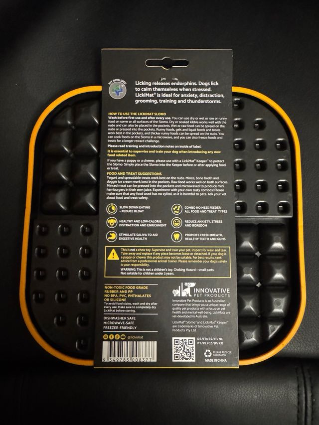 Tapete LickiMat Slomo para perros