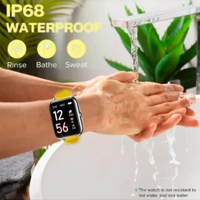 SmartWatch Pro Plata y Amarillo