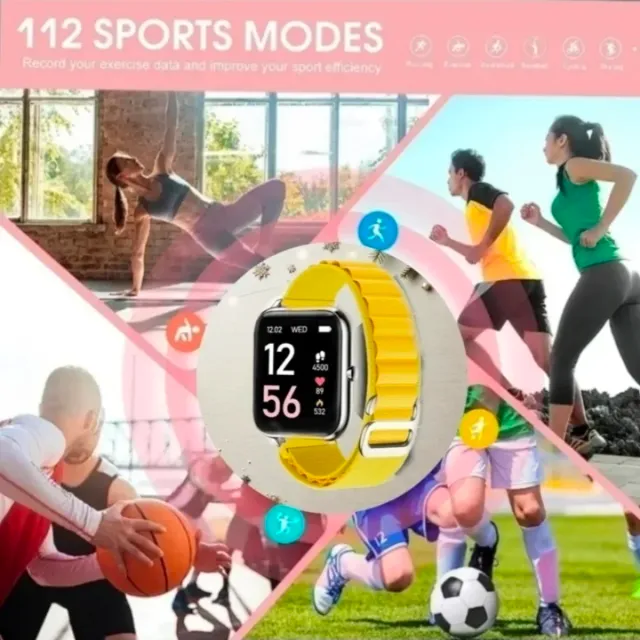 SmartWatch Pro Plata y Amarillo