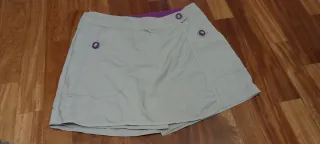 Gonna-pantalone da escursionismo beige/viola