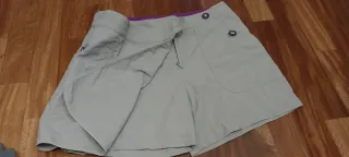 Gonna-pantalone da escursionismo beige/viola