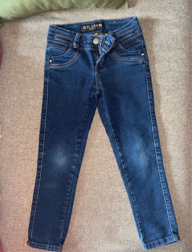 Pantalón vaquero GSL DENIM niña azul
