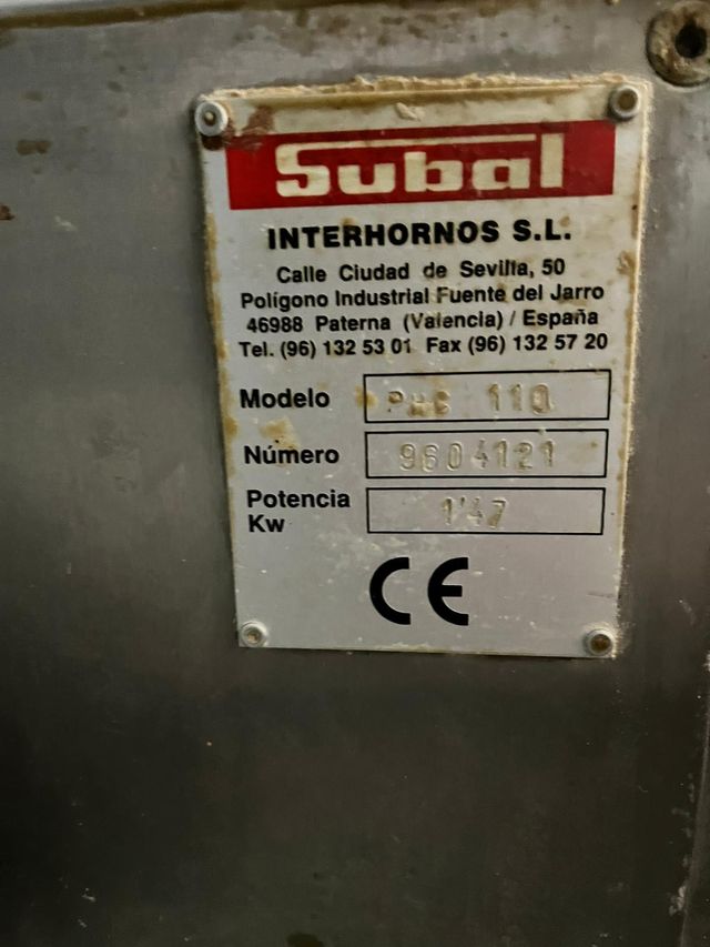 Horno giratorio de panadería industrial