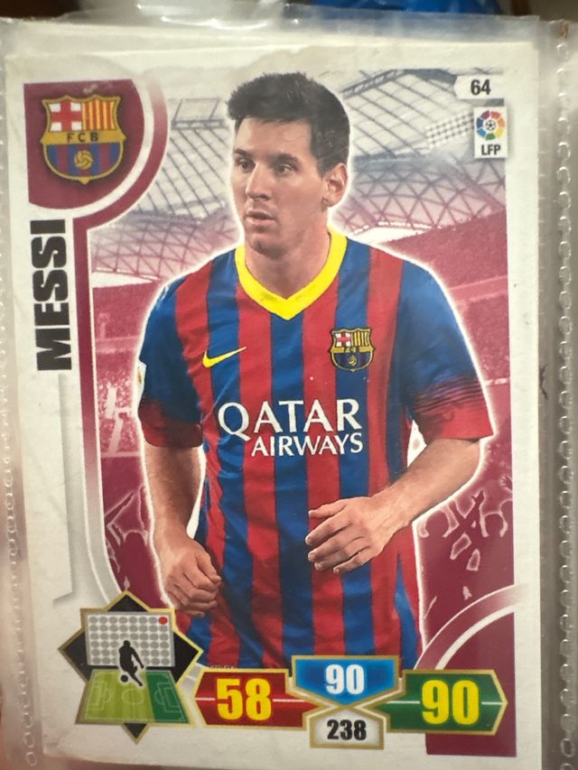 Carta Messi Adrenalyn 13/14