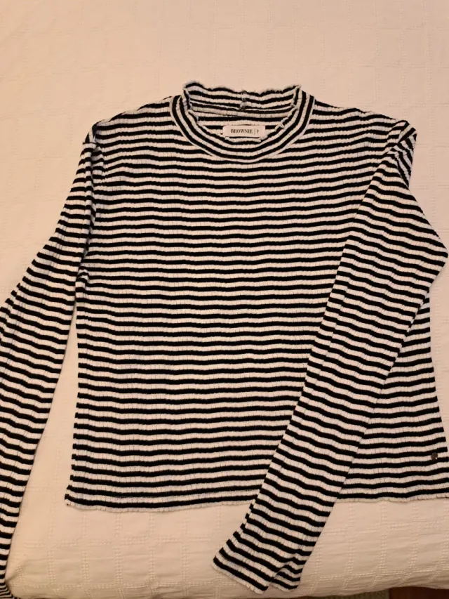 Camiseta de rayas Brownie talla P