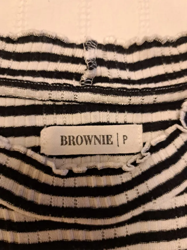 Camiseta de rayas Brownie talla P
