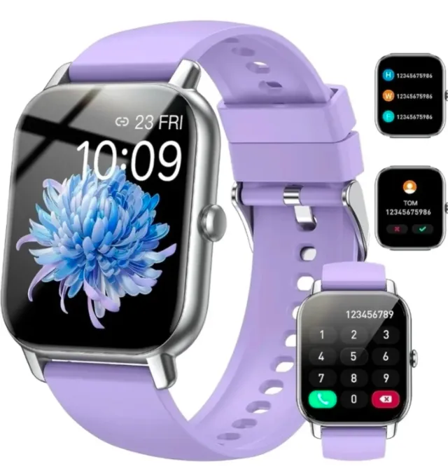 SmartWatch Pro Plata/Morado