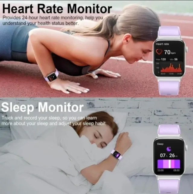 SmartWatch Pro Plata/Morado