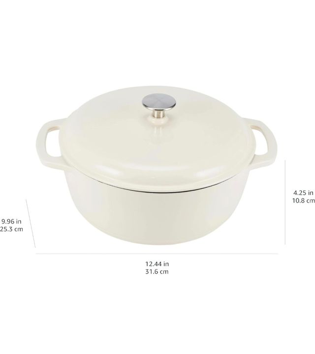 Panela de ferro fundido esmaltada Amazon Basics 4,1L