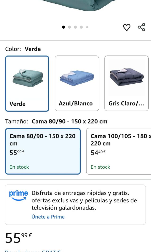 Edredom nórdico cama 90 Pikolin