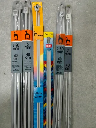 Ferri da maglia Pony assortiti