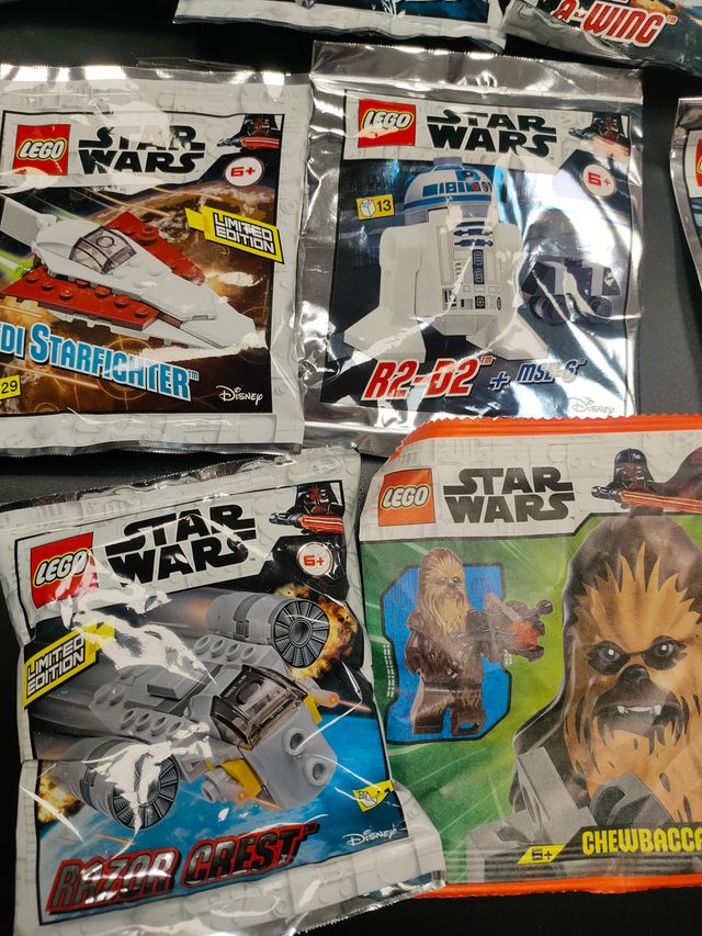 Sobres Lego Star Wars - Personajes y Naves