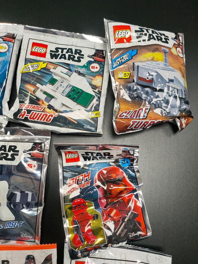 Sobres Lego Star Wars - Personajes y Naves