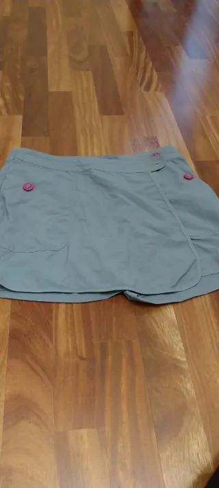 Gonna-pantaloni da escursionismo grigi