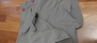 Gonna-pantaloni da escursionismo grigi