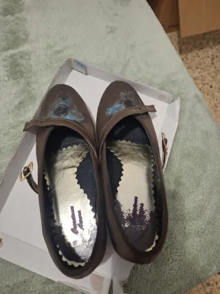 Zapatos de fallera marrones