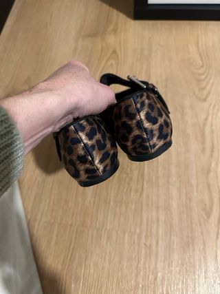 Manoletinas Zara Animal Print