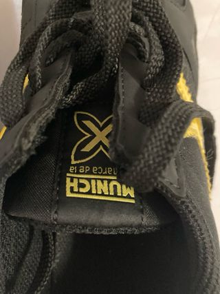 Zapatillas Fútbol Sala Munich Gresca Negras y Amar