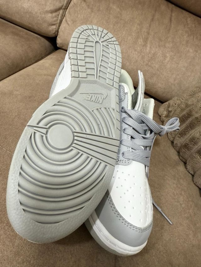 Nike Dunk Low Gris y Blanco