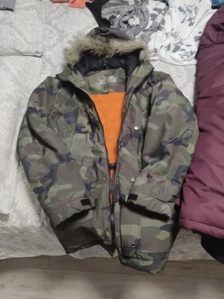 Chaqueta Parka Camuflaje Talla M