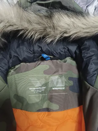 Chaqueta Parka Camuflaje Talla M