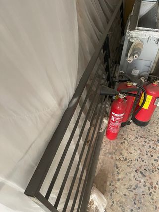 Reja metálica para decoración