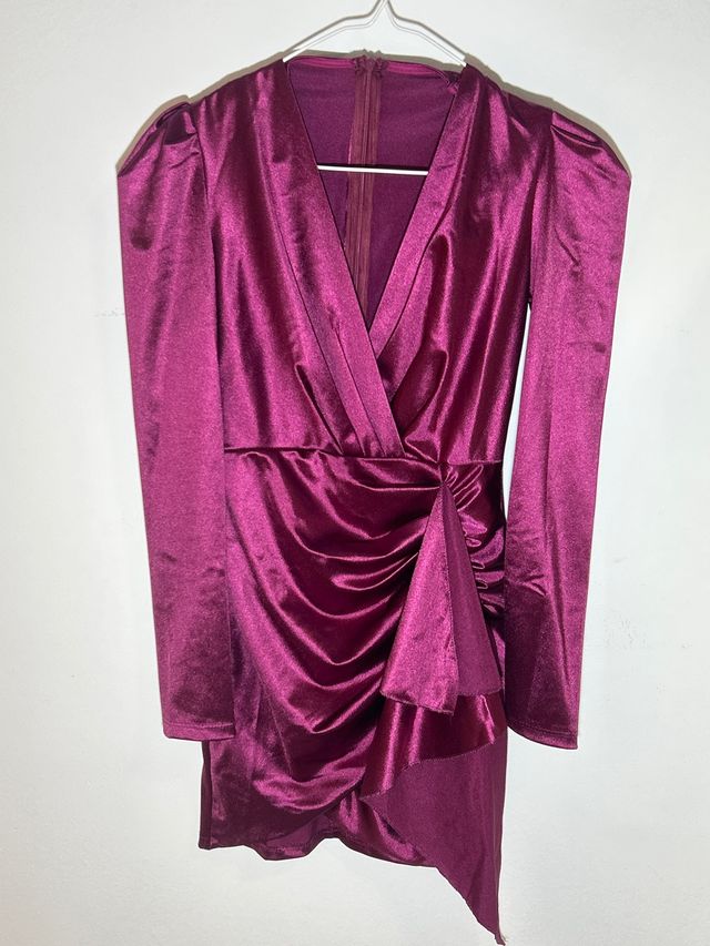 Vestido fiesta morado talla única