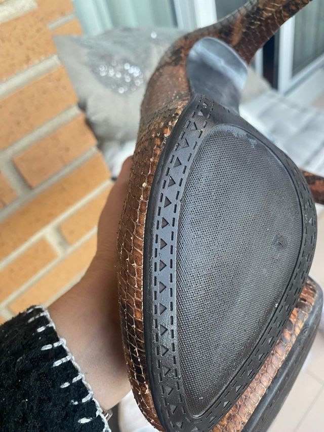 Botines Unisa Piel Marrones