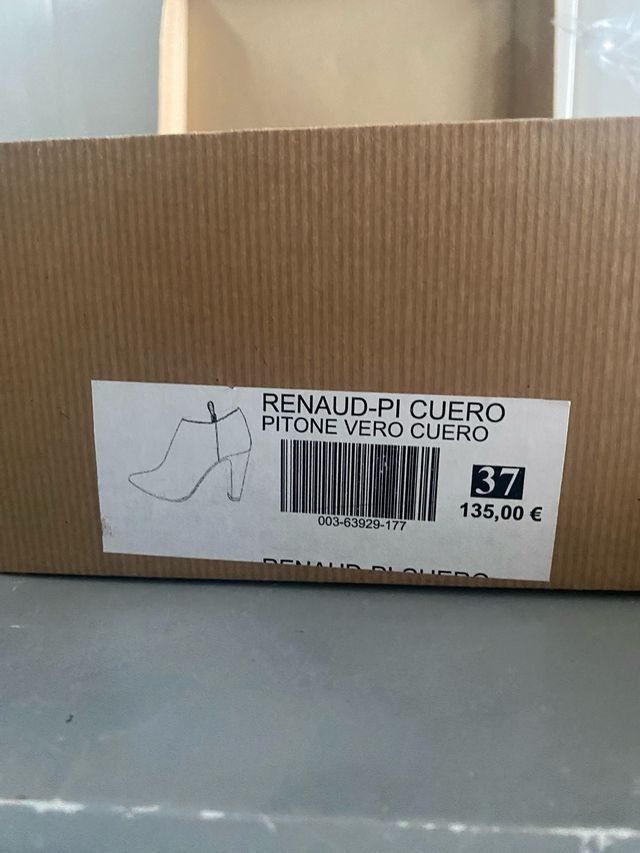 Botines Unisa Piel Marrones