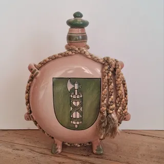 Borraccia St. Gallen ceramica vintage