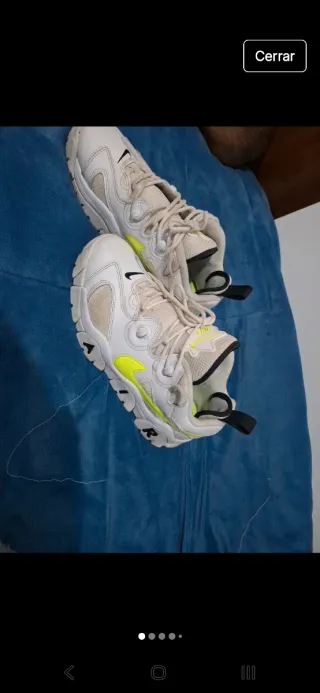 Nike Air Bambas Blancas y Amarillas