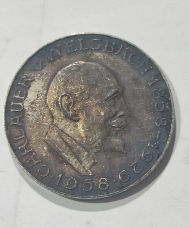 Moneda Plata 25 Shilling Austria 1958