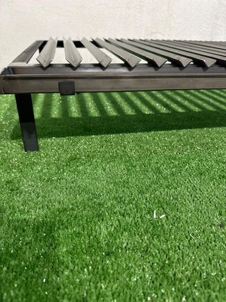 Griglia 80x50cm a V con grassoiera per barbecue