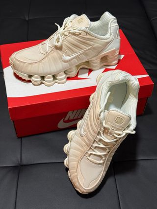 Nike Shox TL Beige/Blanco exclusivos!!!!