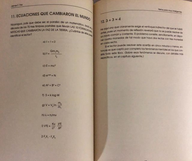 Libro Retos Matemáticos James F. Fixx