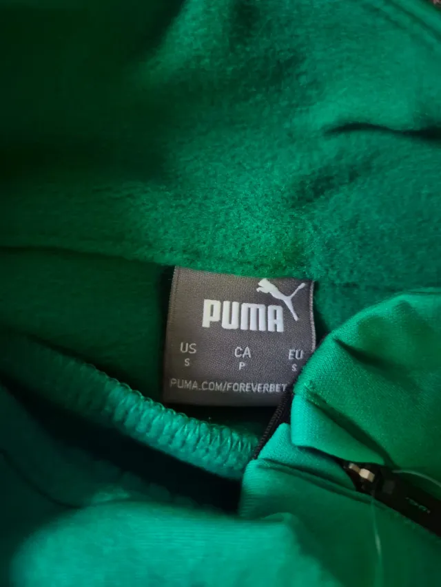 Sudadera Puma verde talla S