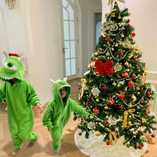 Pijama Divertido Monstruo Verde TALLA 115-124 cm