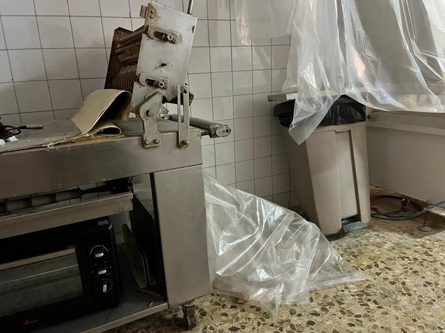 Cortadora de masa panadería/pastelería